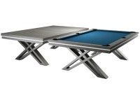 Pool Table / Dining Table, Rasson Pierce, 8 ft., Light Grey