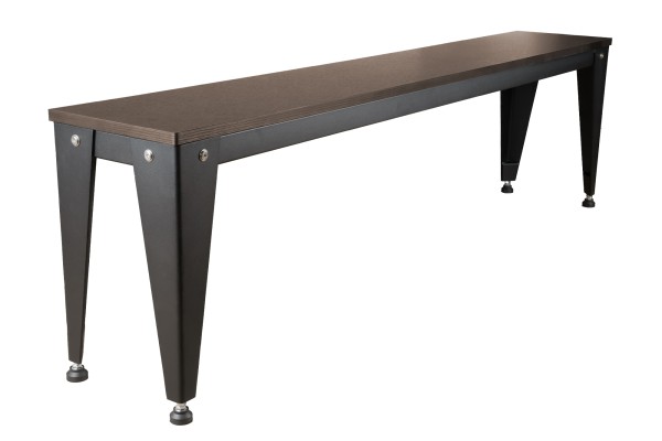 Sitzbank für Billardtisch / Esstisch, Pool, Vancouver III, 7 ft. (Fuß), schwarz/braun