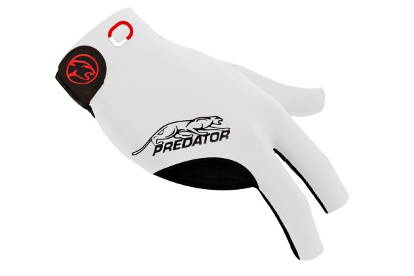 Handschuh, Predator Second Skin, 3-Finger, Jasmin Ouschan Weiß, für rechte Hand
