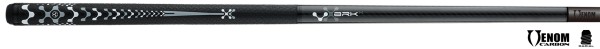 Billiard Cue, Pool, Poison VX Break Jump Black/Grey, GTX Wrap, Radial