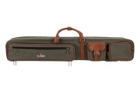 Queuetasche, Classic PocketStyle, grün-braun, 3/5, 85 cm