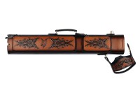 Cue Hard Case, Predator/Volturi Limited Edition, Brown, real leather, 3x6