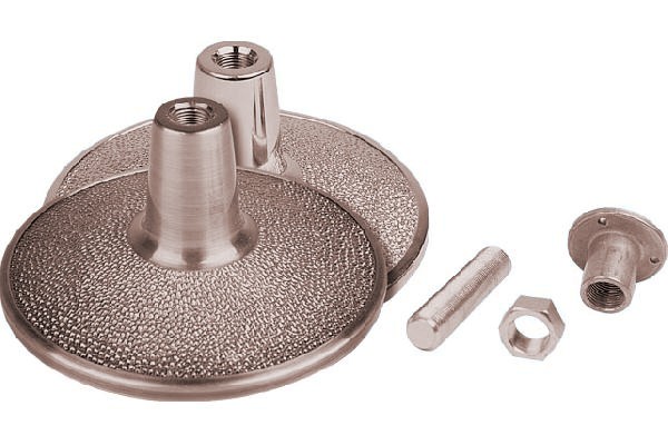 Tischfüße, Pool, 4 Stück, verstellbar, bronze