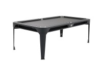 Billiard Table, Pool,Cornilleau Hyphen Outdoor, 7 ft., black