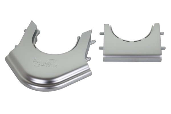 Billiard Table Corner Set, Pool, for Dynamic IV, shining silver, 4+2