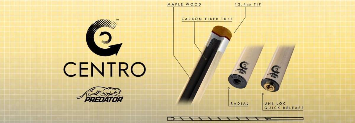 Cue Shaft, Pool, Predator Centro 12.4mm, Radial | Predator Cue