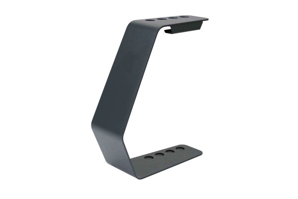 Billard Queueständer, Cornilleau, schwarz-grau, für 4 Queues + Dreieck