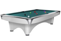 Billiard Table Dynamic III, shining white, Pool