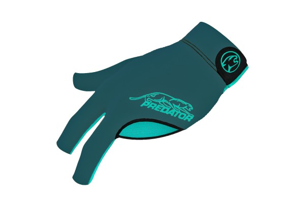 Handschuh, Predator Second Skin, 3-Finger, grün-teal, für linke Hand