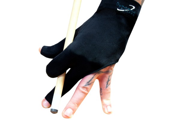 Halbfingerhandschuh, Dynamic Premium, 3-Finger, schwarz