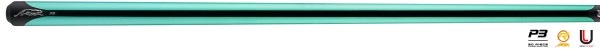 Billiard Cue, Pool, Predator P3 Teal NW, Uni-Loc