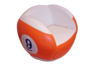 Chair No.9, BS1, white-orange