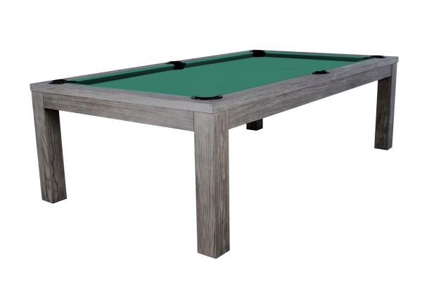 Billardtisch / Esstisch, Pool, Rasson Penelope II, inkl. Abdeckplatte, gebeiztes Holz