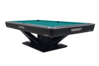 Billardtisch, Pool, Rasson Victory III, schwarz, CLUB Taschenmaß