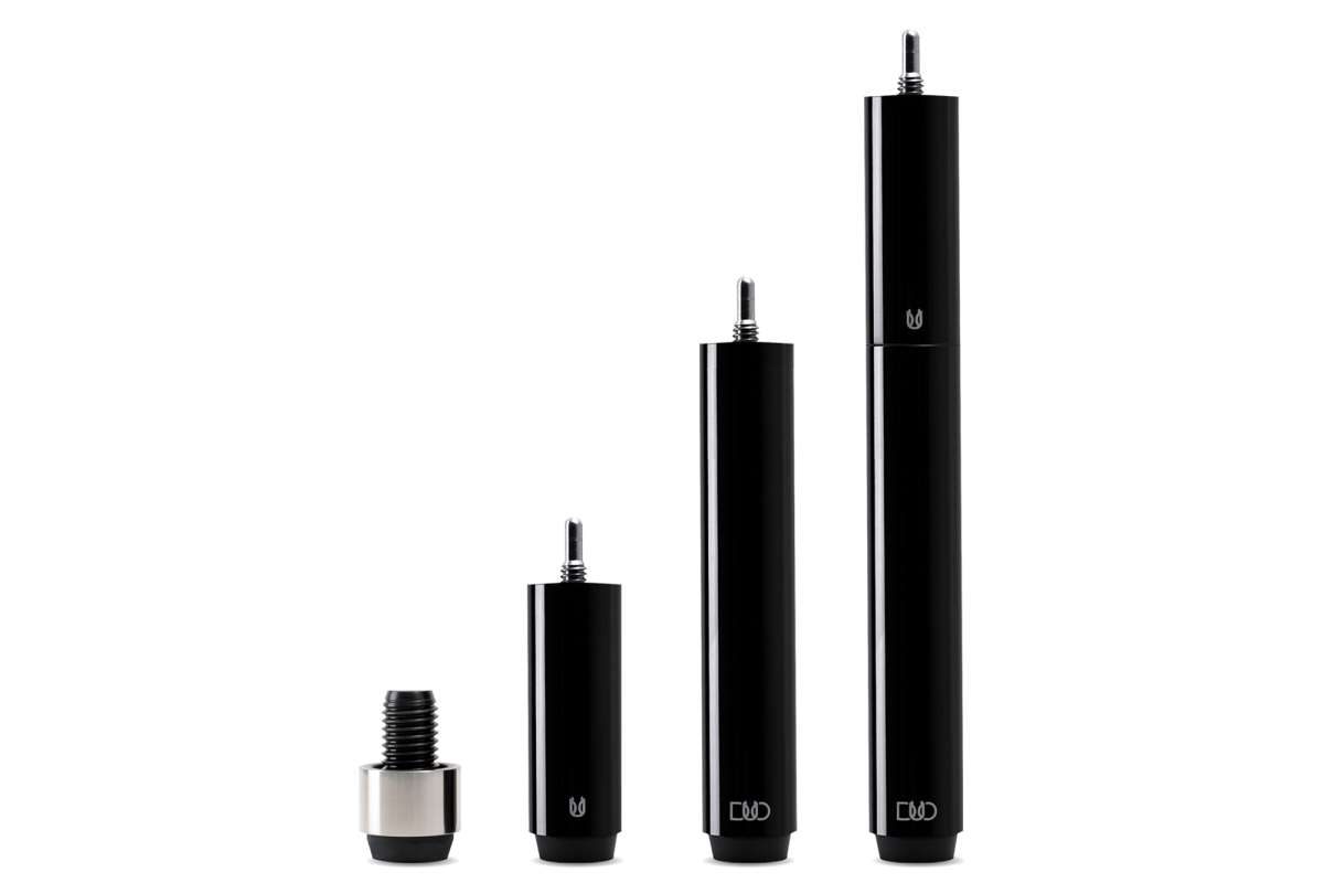 Cue Extension, Cuetec Duo Extensions, incl. adapter, metallic
