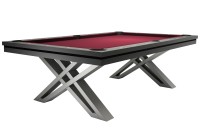 Pool Table / Dining Table, Pierce, 8 ft., Dark Grey