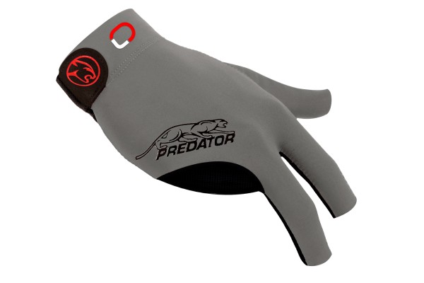 Handschuh, Predator Second Skin, 3-Finger, Jasmin Ouschan Grau, für rechte Hand