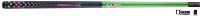 Billiard Cue, Pool, Poison VX Break Jump Green/Pink, GTX Wrap, Radial