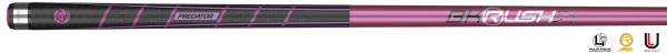 Billiard Cue, Pool, Predator BK Rush Pink Silver SW, Revo Break, Uni-Loc