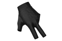 Billiard Glove, Cuetec Axis, 3-Finger, Noir Edition, to wear on left hand