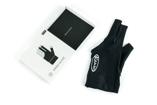 Billiard Glove, Kamui, Black, to wear on right hand