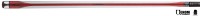 Billiard Cue, Pool, Poison Maelith Grey/Red, No Wrap, Radial, 12.4mm