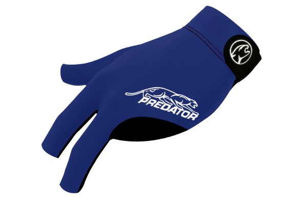 Handschuh, Predator Second Skin, 3-Finger, blau-weiß, für linke Hand