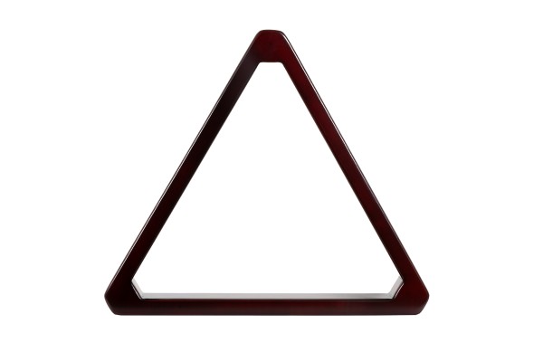 Billiard Ball Rack, Pool, Straight Edge, Solid Wood, Mahogany, 57,2 mm