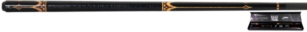 Billardqueue, Pool, EVO Crown Maxbing Edition, Royal Black Leather Komplettset, 12.5mm, Radial