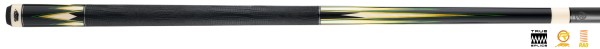 Billiard Cue, Pool, Predator Truesplice-16 GEN3 Green/Yellow, Radial