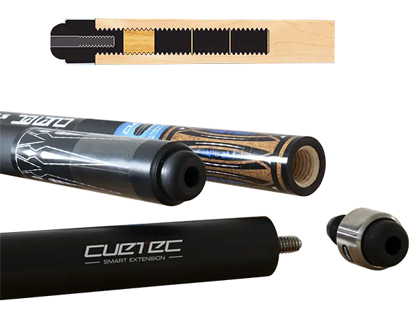 Cuetec Cue Extension fits for the following Cues