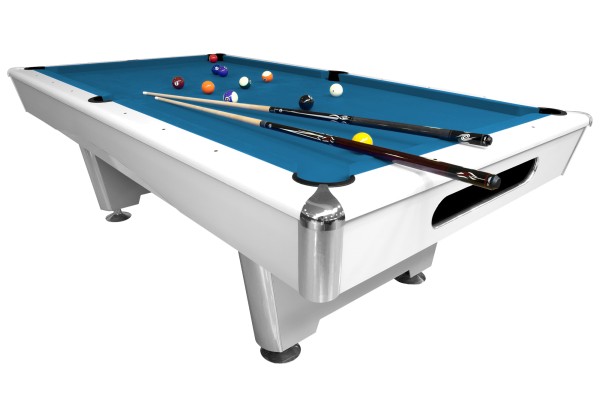 Billardtisch, Pool, Triumph, 8 ft. (Fuß), matt-weiß, Ausstellungsstück
