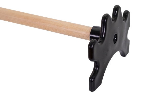 Billardqueue als Holzstiel mit Queuebrücke