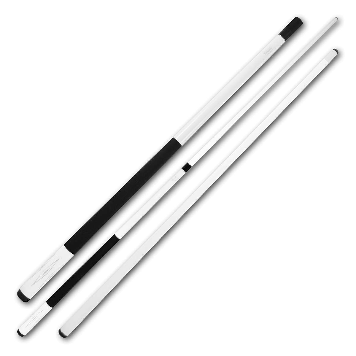 Billiard Cue, Pool, Cuetec Platinum Diamond Laser, White, 3/8x14 