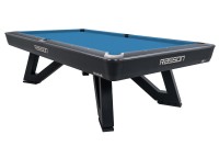 Billardtisch, Pool, Rasson Wolf, 8 ft. (Fuß), schwarz, CLUB Taschenmaß