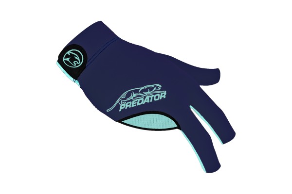 Handschuh, Predator Second Skin, 3-Finger, blau-teal, für rechte Hand