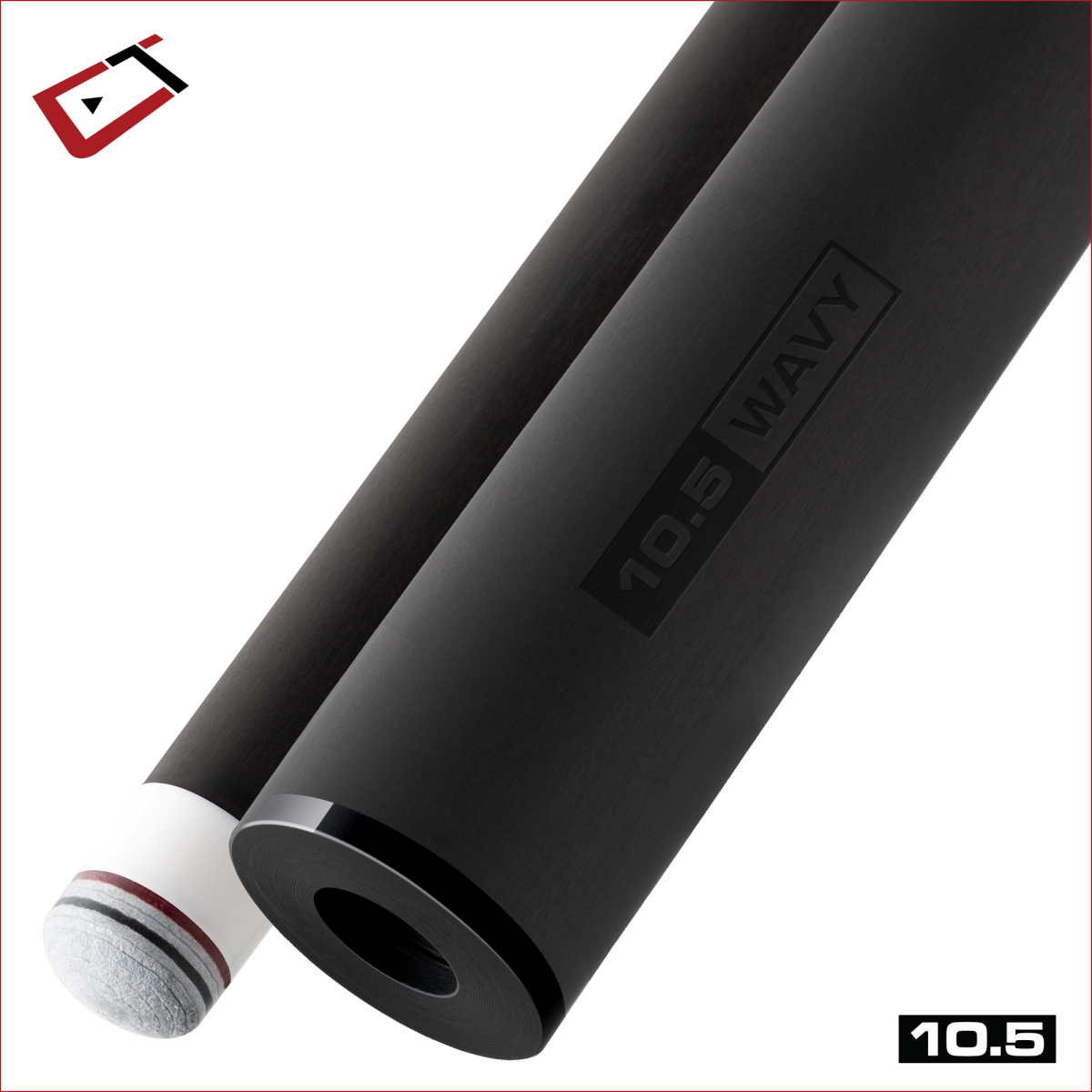 Carbon Fibre Pool Cue 12.5 Mm Head Good Toughness Greece - View #5