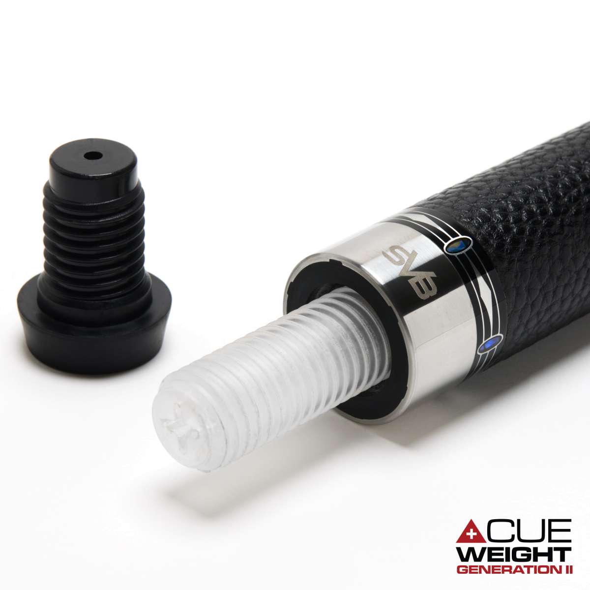 Billiard Cue, Pool, Cuetec Cynergy SVB Gen2, Black LTW, 3/8x14