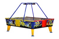 Air Hockey, 4 Monsters, 238x183 cm, Blue-Red-Yellow