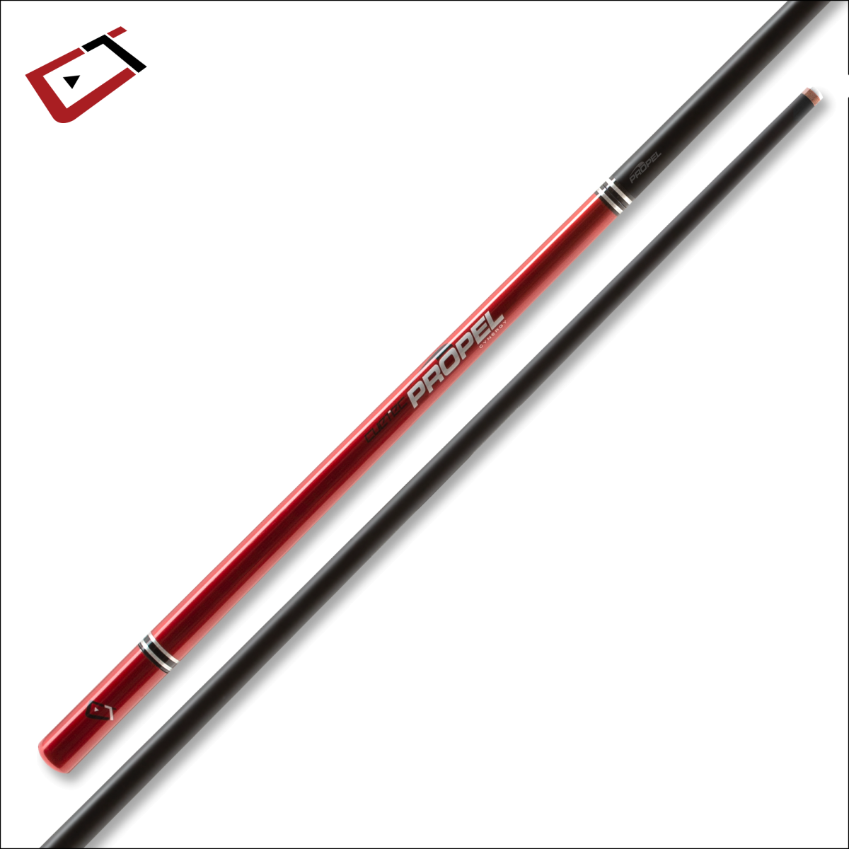 Billiard Cue, Pool, Cuetec Jump Cynergy Propel, red, quick release