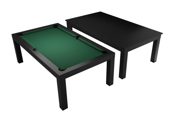 Billardtisch / Esstisch, Pool, Diner, 7 ft. (Fuß), matt-schwarz