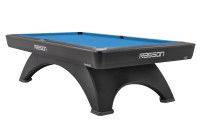 Billardtisch, Pool, Rasson Ox II, 9 ft. (Fuß), schwarz, CLUB Taschenmaß